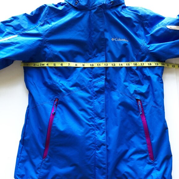 COLUMBIA Bugaboo Interchange 3 In 1 Ski Jacket Coat Blue Macaw Womens Small - Picture 10 of 14